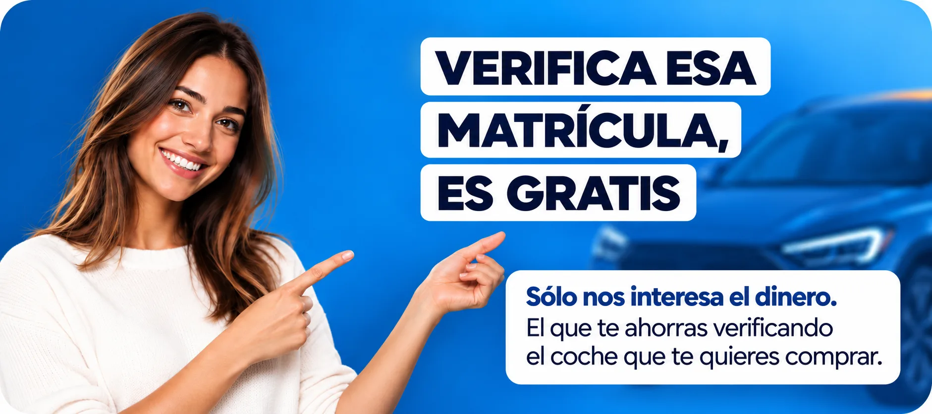 Verifica gratis la matrícula del coche que quieres comprar con mybestcheck