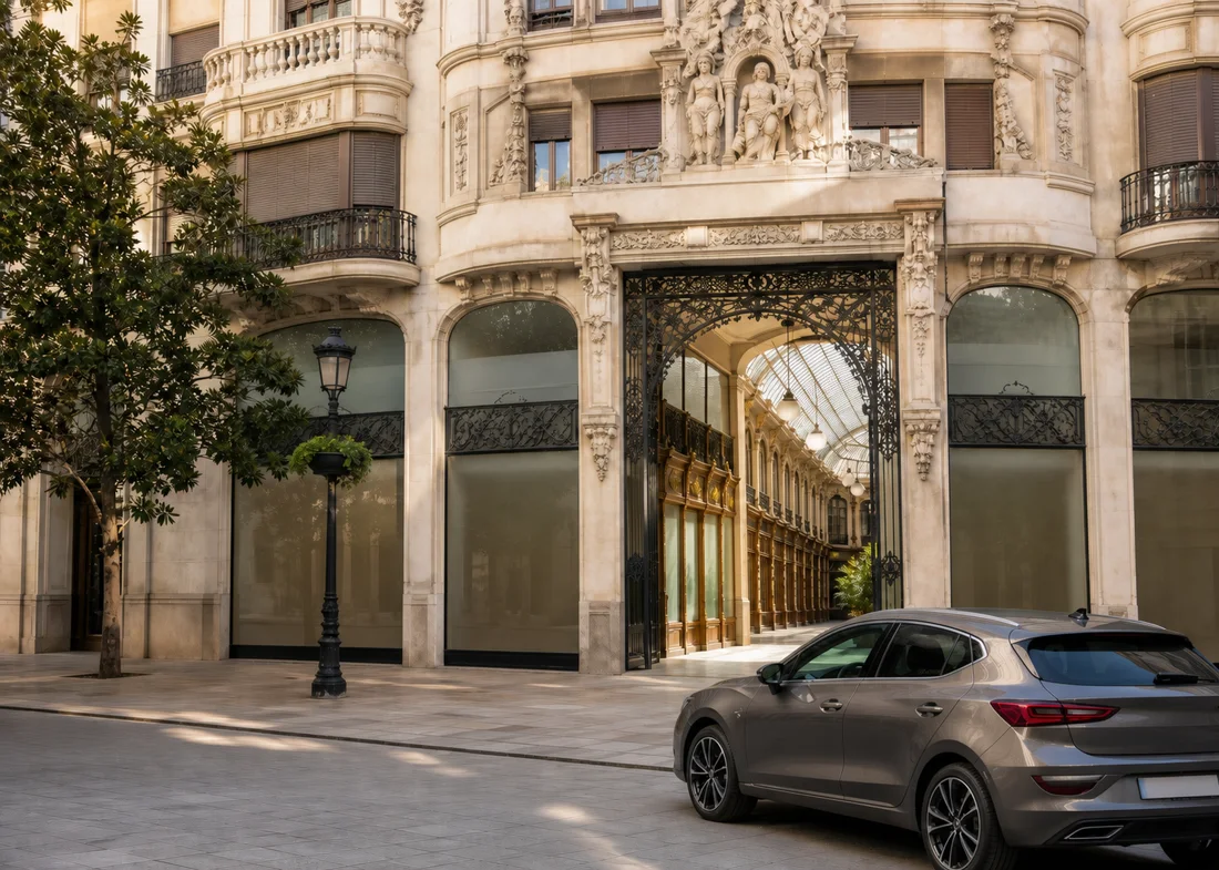 Pasaje de Lodares en Albacete, donde realizamos revisiones de coches de segunda mano