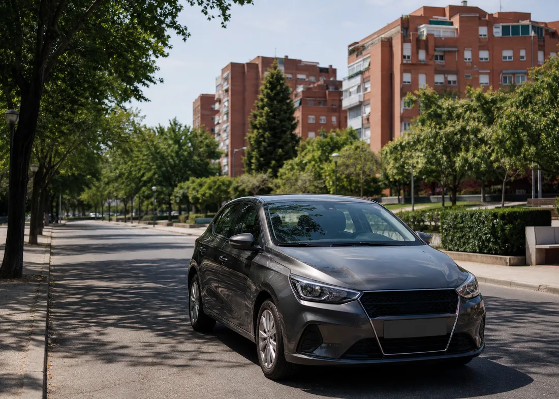 Bulevar arbolado de Alcorcón, zona de cobertura de las revisiones