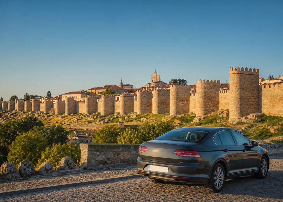 Muralla medieval de Ávila, donde realizamos revisiones de coches de segunda mano