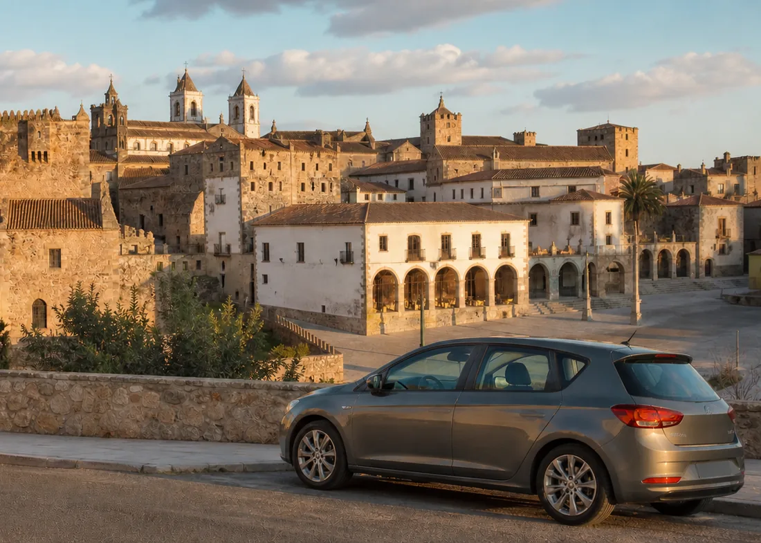 Ciudad Monumental de Cáceres en Cáceres, donde realizamos revisiones de coches de segunda mano