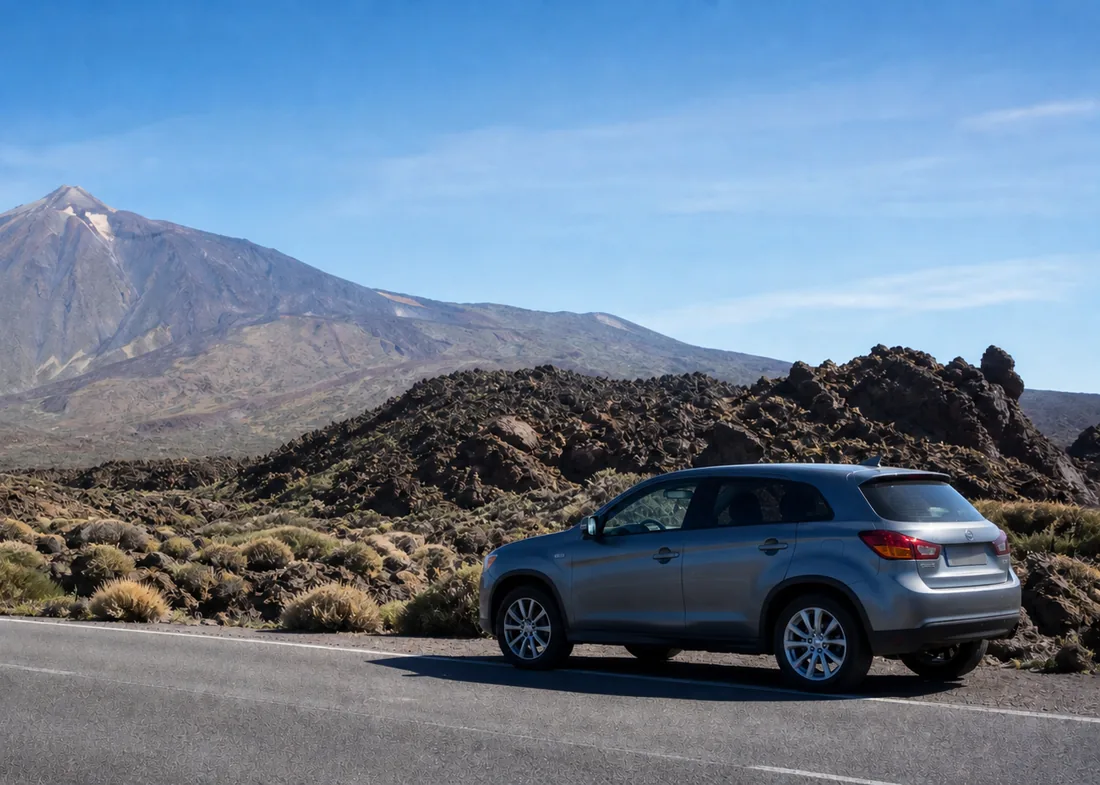 Teide y paisaje volcánico de Tenerife en Canarias