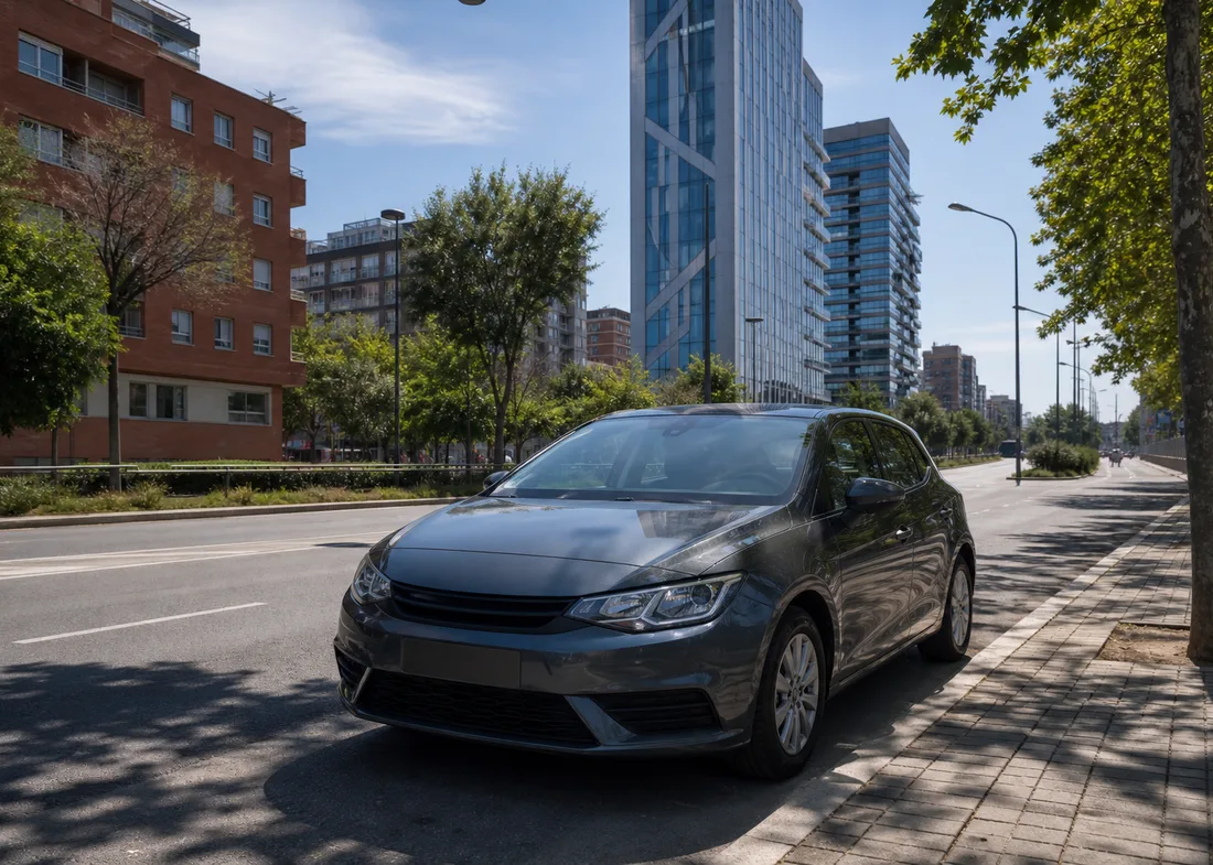 Bulevar de Granvia en L'Hospitalet de Llobregat, donde realizamos revisiones de coches de segunda mano