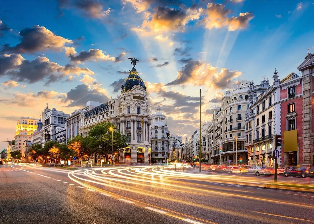 Gran Vía de Madrid, zona de cobertura de las revisiones