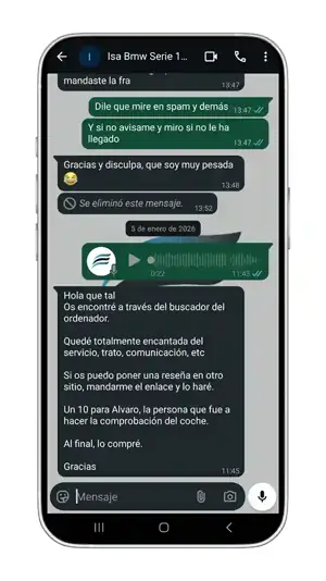 Reseña real 3 de un cliente de mybestcheck
