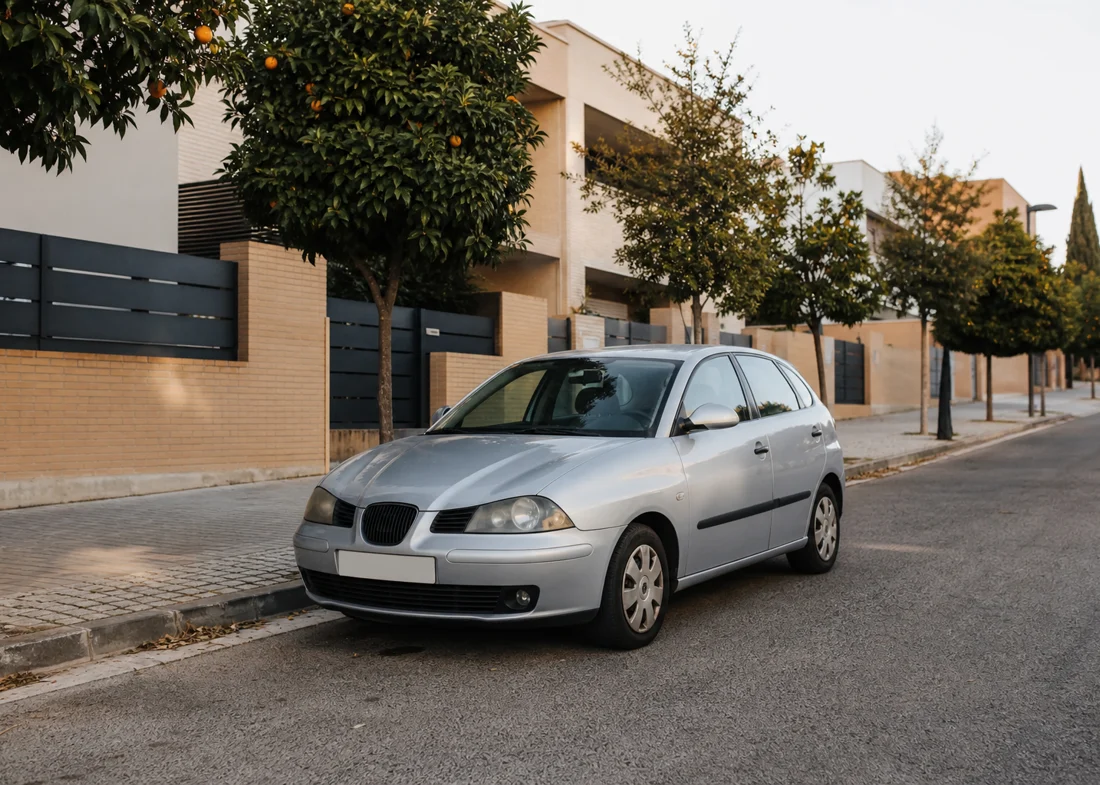 Avenida residencial de Mairena del Aljarafe, donde realizamos revisiones de coches de segunda mano