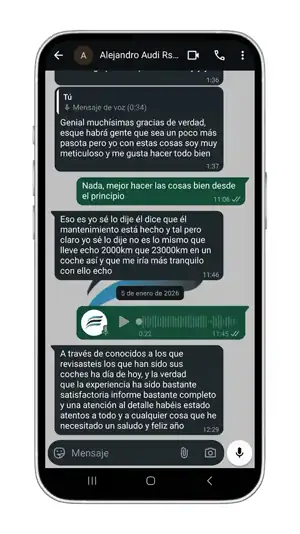 Reseña real 5 de un cliente de mybestcheck