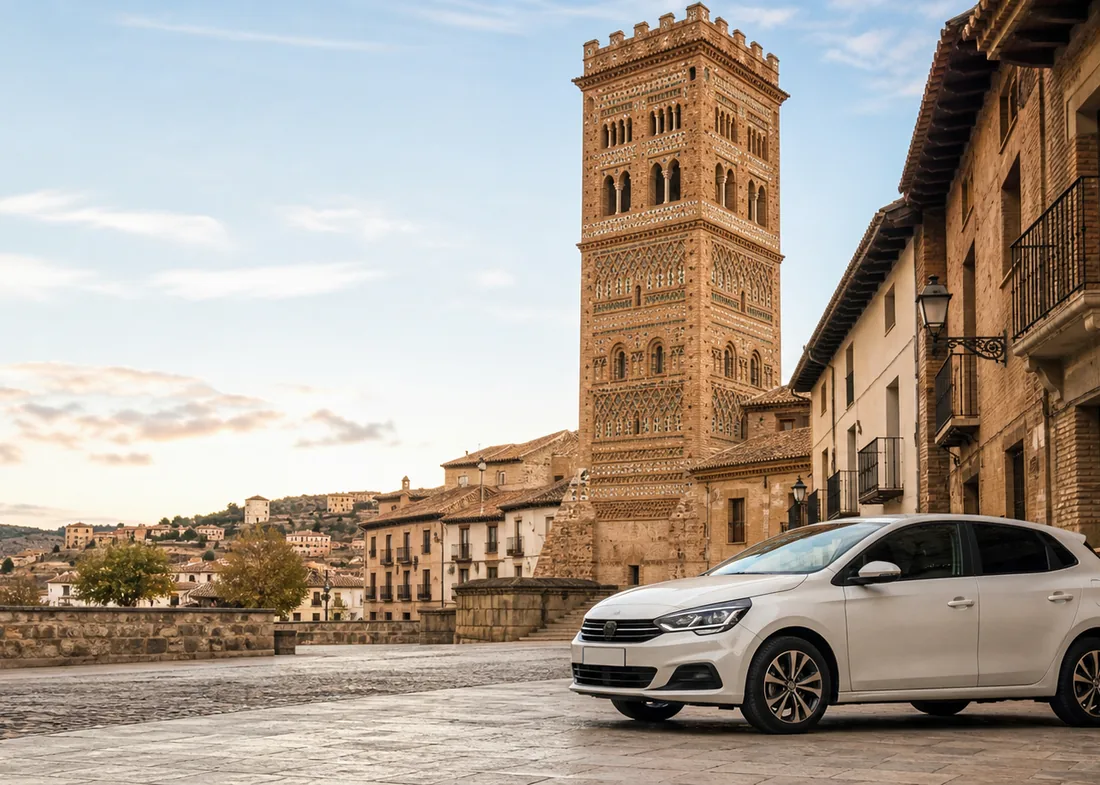 Vista de Teruel, donde realizamos revisiones de coches de segunda mano