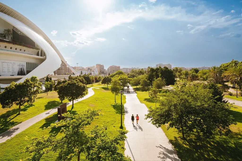 Jardín del Turia y Ciudad de las Artes de Valencia, zona de cobertura de las revisiones