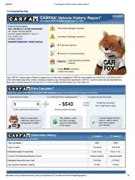 informe Carfax