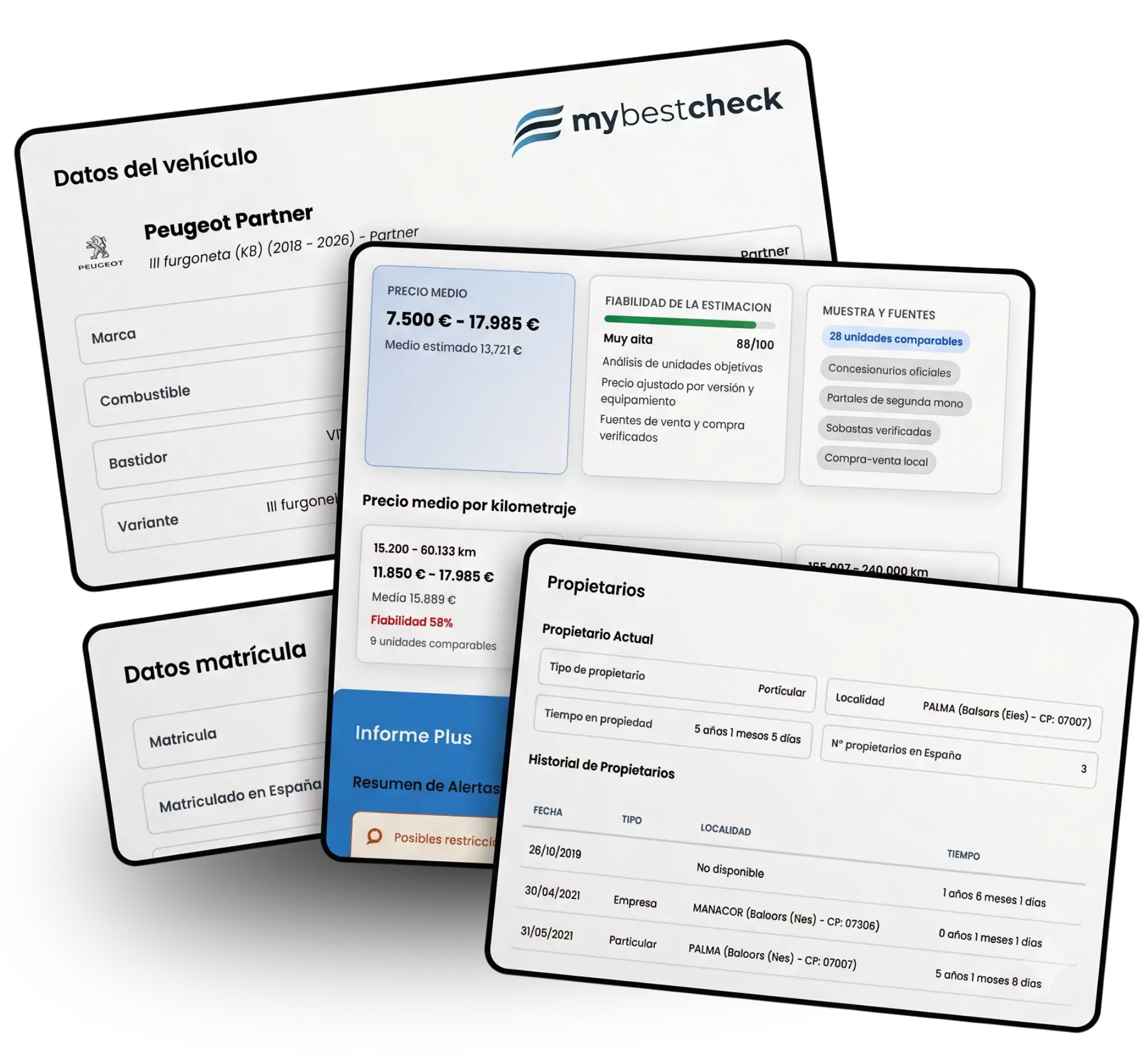 Informe gratuito de vehículo mybestcheck